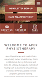 Mobile Screenshot of apexphysiotherapy.ca